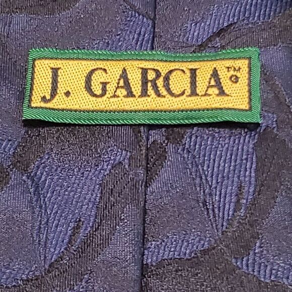 Jerry Garcia Silk Neck Tie Mens “scales”  Collection  Silk 60" x 4" Vintage EUC - Picture 4 of 4